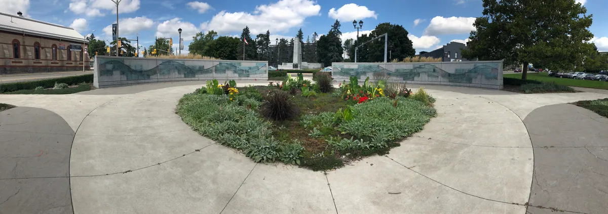 Armouries Gore Park in Brantford, Ontario