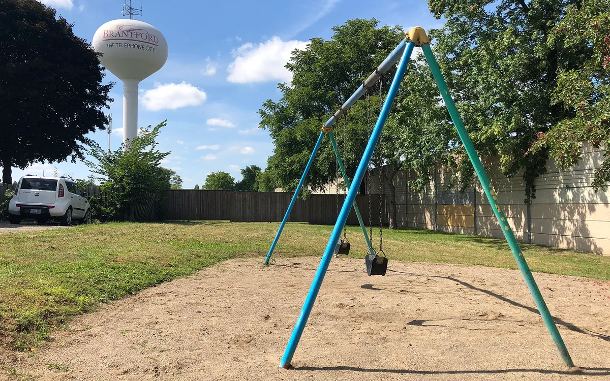 Brenda Court Park in Brantford, Ontario