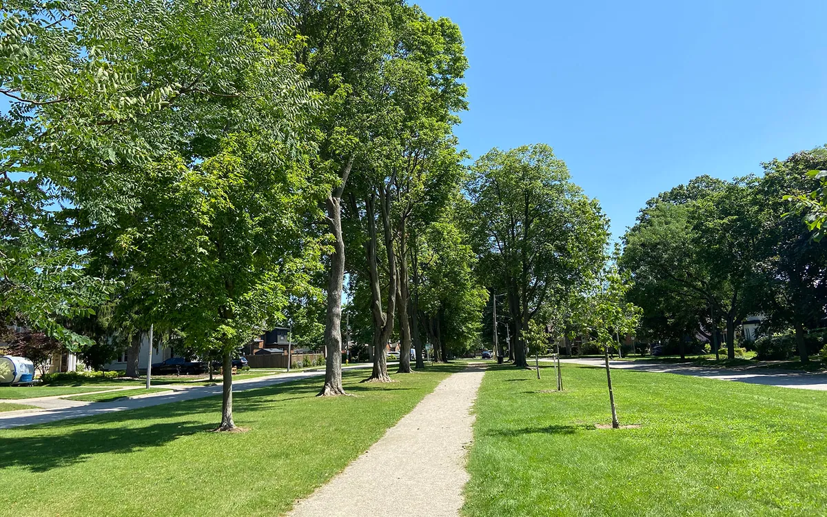 Lincoln Square Park in Brantford, Ontario