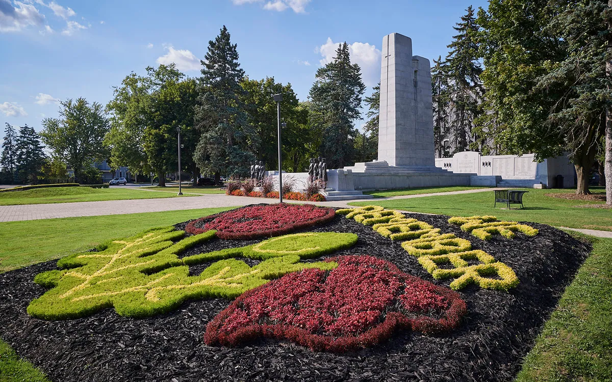 War Memorial Park in Brantford, Ontario